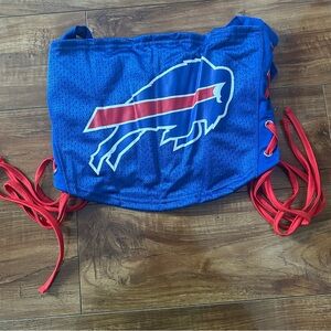 NFL Blue and Red Crop Top corset